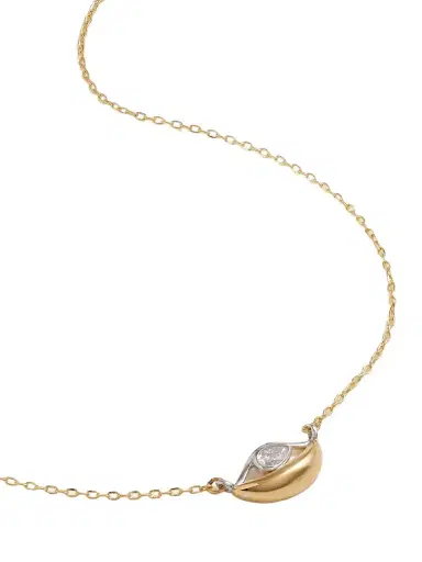 L’Atelier Nawbar Salvatore 18-karat Yellow And White Gold Diamond Necklace | Thumbnail 1 L’Atelier Nawbar Salvatore 18-karat Yellow And White Gold Diamond Necklace | Thumbnail 1