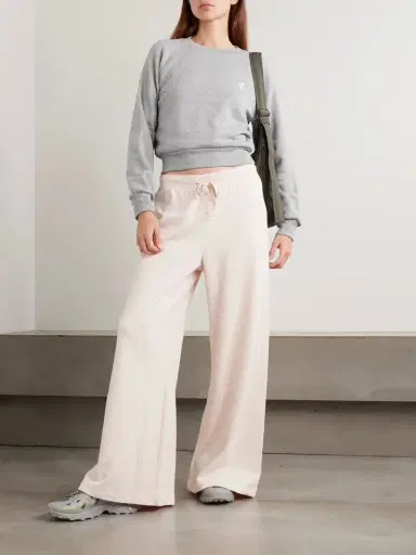 ÉTERNE Embroidered Cotton And Modal-blend Jersey Sweatshirt | Thumbnail 2 ÉTERNE Embroidered Cotton And Modal-blend Jersey Sweatshirt | Thumbnail 2