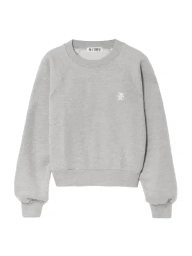 ÉTERNE Embroidered Cotton And Modal-blend Jersey Sweatshirt | Thumbnail 1 ÉTERNE Embroidered Cotton And Modal-blend Jersey Sweatshirt | Thumbnail 1