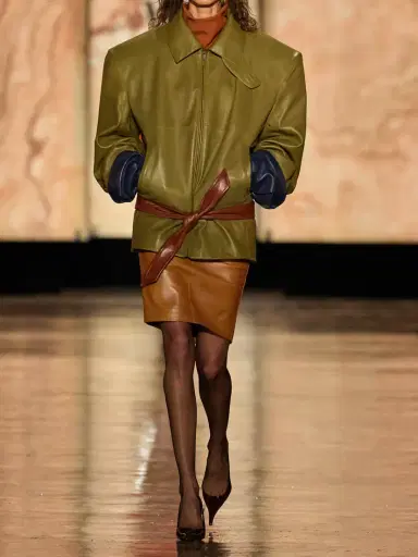 Saint Laurent Leather Skirt | Thumbnail 5 Saint Laurent Leather Skirt | Thumbnail 5