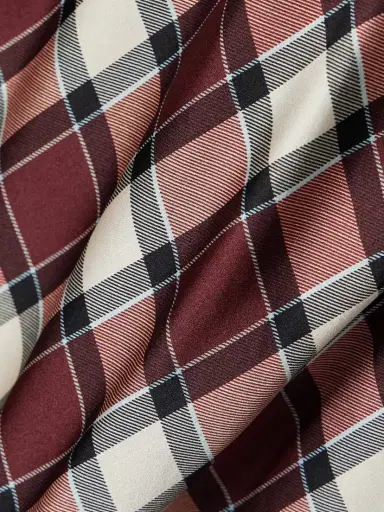 DÔEN Alamere Checked Silk-satin Mini Dress | Thumbnail 4 DÔEN Alamere Checked Silk-satin Mini Dress | Thumbnail 4