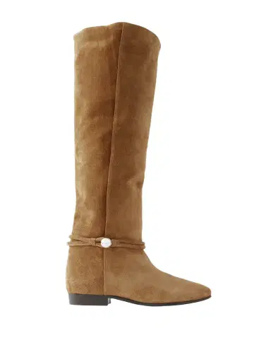Isabel Marant Nynel Embellished Suede Knee Boots | Thumbnail 1 Isabel Marant Nynel Embellished Suede Knee Boots | Thumbnail 1