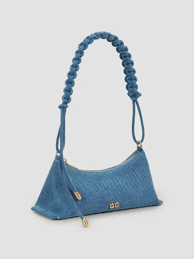 Cult Gaia Women's Osa Denim Shoulder Bag | Thumbnail 2 Cult Gaia Women's Osa Denim Shoulder Bag | Thumbnail 2