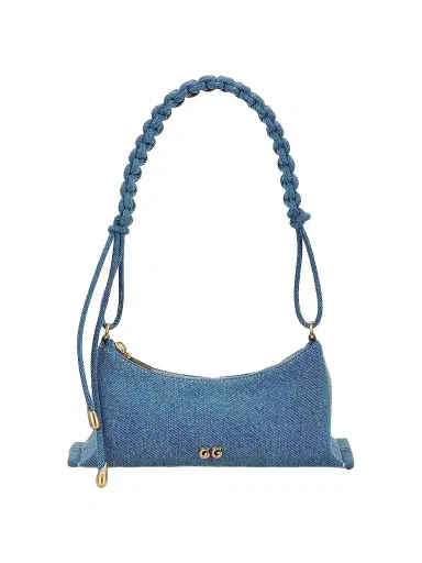 Cult Gaia Women's Osa Denim Shoulder Bag | Thumbnail 1 Cult Gaia Women's Osa Denim Shoulder Bag | Thumbnail 1
