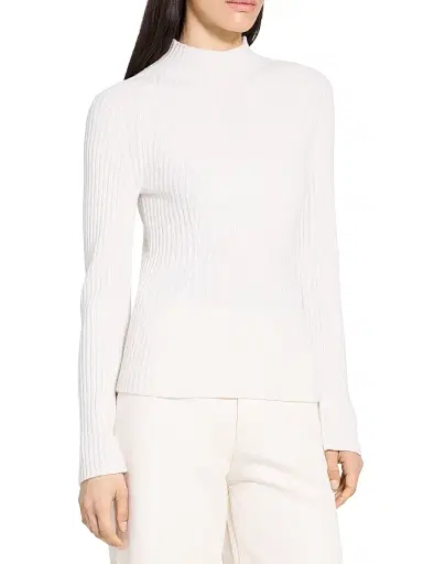 Theory Women's Traveling Cashmere Rib-Knit Sweater - | Thumbnail 4 Theory Women's Traveling Cashmere Rib-Knit Sweater - | Thumbnail 4