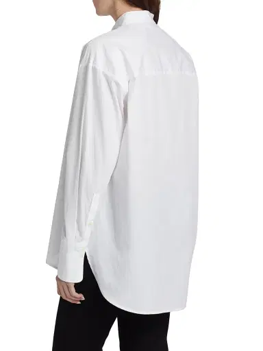 Jamie Haller Women's The Tuck Cotton Shirt - White - Size Medium | Thumbnail 5 Jamie Haller Women's The Tuck Cotton Shirt - White - Size Medium | Thumbnail 5