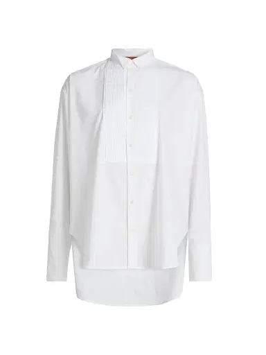 Jamie Haller Women's The Tuck Cotton Shirt - White - Size Medium | Thumbnail 1 Jamie Haller Women's The Tuck Cotton Shirt - White - Size Medium | Thumbnail 1