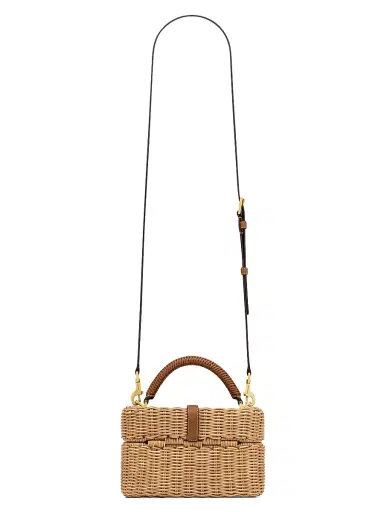 Saint Laurent Women's Gaby Vanity Bag in Osier | Thumbnail 5 Saint Laurent Women's Gaby Vanity Bag in Osier | Thumbnail 5