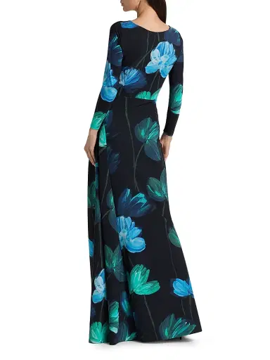 Chiara Boni La Petite Robe Women's Koly Floral Stretch-Jersey Gown | Thumbnail 5 Chiara Boni La Petite Robe Women's Koly Floral Stretch-Jersey Gown | Thumbnail 5