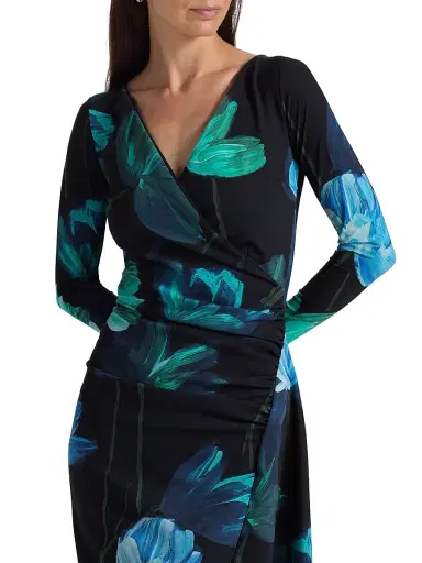 Chiara Boni La Petite Robe Women's Koly Floral Stretch-Jersey Gown | Thumbnail 6 Chiara Boni La Petite Robe Women's Koly Floral Stretch-Jersey Gown | Thumbnail 6