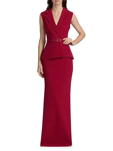 Chiara Boni La Petite Robe Women's Thadira Jersey Sleeveless Gown | Thumbnail 2 Chiara Boni La Petite Robe Women's Thadira Jersey Sleeveless Gown | Thumbnail 2