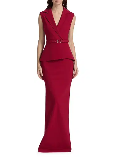 Chiara Boni La Petite Robe Women's Thadira Jersey Sleeveless Gown | Thumbnail 3 Chiara Boni La Petite Robe Women's Thadira Jersey Sleeveless Gown | Thumbnail 3