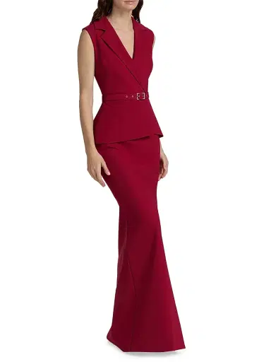 Chiara Boni La Petite Robe Women's Thadira Jersey Sleeveless Gown | Thumbnail 4 Chiara Boni La Petite Robe Women's Thadira Jersey Sleeveless Gown | Thumbnail 4