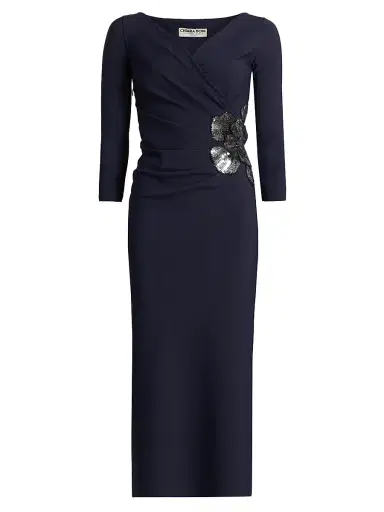 Chiara Boni La Petite Robe Women's Onori Sequined Floral Cocktail Dress | Thumbnail 1 Chiara Boni La Petite Robe Women's Onori Sequined Floral Cocktail Dress | Thumbnail 1