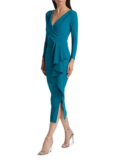 Chiara Boni La Petite Robe Women's Sayon Gathered Stretch-Jersey Cocktail Dress | Thumbnail 2 Chiara Boni La Petite Robe Women's Sayon Gathered Stretch-Jersey Cocktail Dress | Thumbnail 2