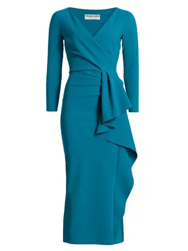 Chiara Boni La Petite Robe Women's Sayon Gathered Stretch-Jersey Cocktail Dress | Thumbnail 1 Chiara Boni La Petite Robe Women's Sayon Gathered Stretch-Jersey Cocktail Dress | Thumbnail 1