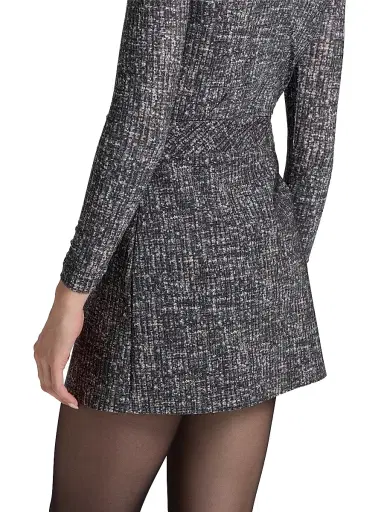 Chiara Boni La Petite Robe Women's Lulla Printed Miniskirt - Gabrielle Grey | Thumbnail 5 Chiara Boni La Petite Robe Women's Lulla Printed Miniskirt - Gabrielle Grey | Thumbnail 5