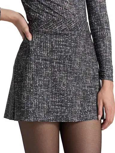 Chiara Boni La Petite Robe Women's Lulla Printed Miniskirt - Gabrielle Grey | Thumbnail 6 Chiara Boni La Petite Robe Women's Lulla Printed Miniskirt - Gabrielle Grey | Thumbnail 6
