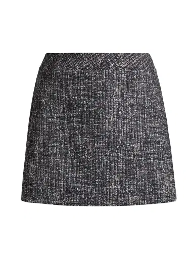 Chiara Boni La Petite Robe Women's Lulla Printed Miniskirt - Gabrielle Grey | Thumbnail 1 Chiara Boni La Petite Robe Women's Lulla Printed Miniskirt - Gabrielle Grey | Thumbnail 1