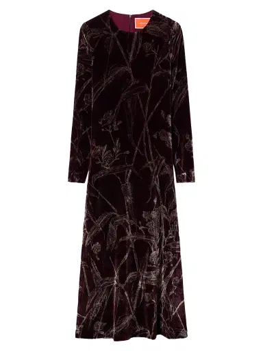 La DoubleJ Women's Long Sleeve Swing Dress - Bamboo Burgundy - Size XL | Thumbnail 1 La DoubleJ Women's Long Sleeve Swing Dress - Bamboo Burgundy - Size XL | Thumbnail 1