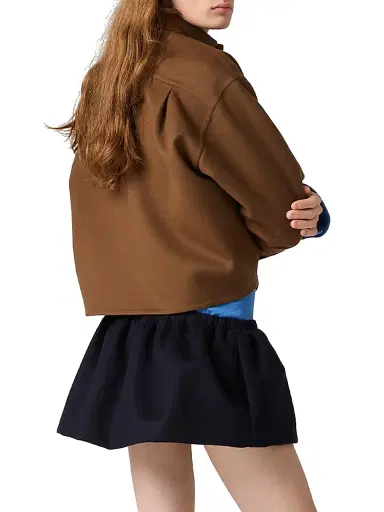 Miu Miu Women's Double Cashmere Shirt - Brown - Size 4 | Thumbnail 3 Miu Miu Women's Double Cashmere Shirt - Brown - Size 4 | Thumbnail 3