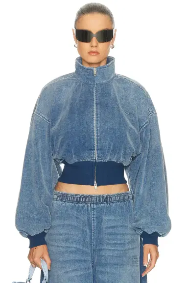Alexander Wang Funnel Neck Jacket | Thumbnail 1 Alexander Wang Funnel Neck Jacket | Thumbnail 1