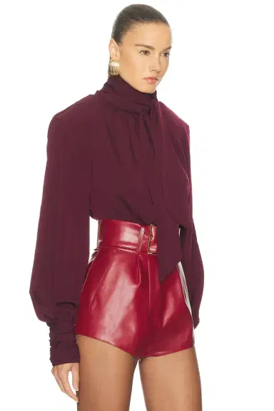 Rowen Rose Tie Neck Blouse | Thumbnail 2 Rowen Rose Tie Neck Blouse | Thumbnail 2