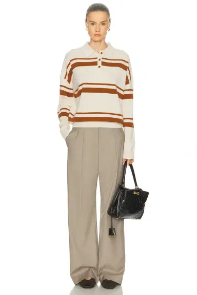 RENGGLI Cashmere Striped Polo Top | Thumbnail 4 RENGGLI Cashmere Striped Polo Top | Thumbnail 4