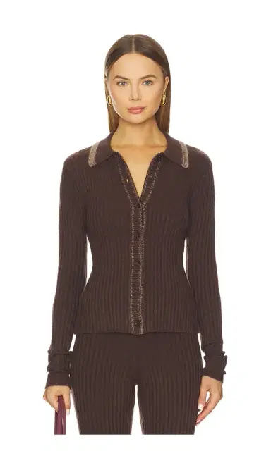 Lovers and Friends Tila Rib Cardigan | Thumbnail 1 Lovers and Friends Tila Rib Cardigan | Thumbnail 1
