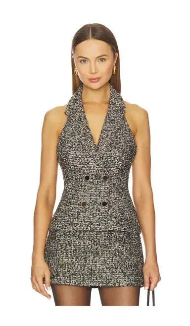 Lovers and Friends Fallon Tweed Top | Thumbnail 1 Lovers and Friends Fallon Tweed Top | Thumbnail 1