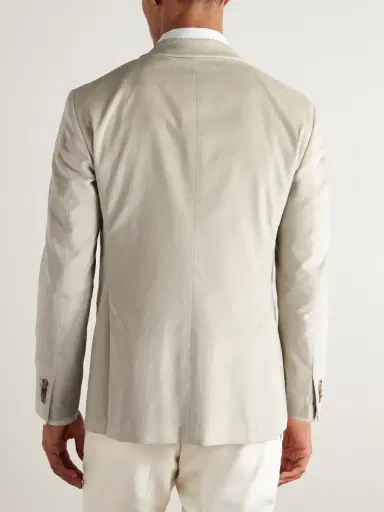 Boglioli Slim-Fit Shawl-Collar Cotton-Blend Velvet Tuxedo Jacket - Men | Thumbnail 3 Boglioli Slim-Fit Shawl-Collar Cotton-Blend Velvet Tuxedo Jacket - Men | Thumbnail 3