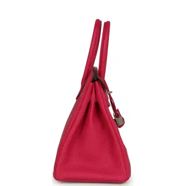 HERMÈS Hermes Birkin 30 Rose Extreme Togo Palladium Hardware | Thumbnail 3 HERMÈS Hermes Birkin 30 Rose Extreme Togo Palladium Hardware | Thumbnail 3