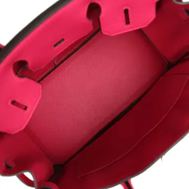 HERMÈS Hermes Birkin 30 Rose Extreme Togo Palladium Hardware | Thumbnail 8 HERMÈS Hermes Birkin 30 Rose Extreme Togo Palladium Hardware | Thumbnail 8
