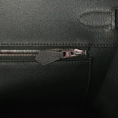 HERMÈS Hermes Birkin 35 Vert Fonce Togo Palladium Hardware | Thumbnail 9 HERMÈS Hermes Birkin 35 Vert Fonce Togo Palladium Hardware | Thumbnail 9