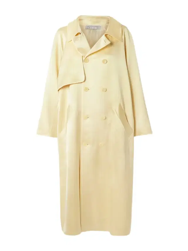 Double-breasted Satin-twill Trench Coat Double-breasted Satin-twill Trench Coat