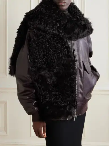 Nour Hammour Shearling Scarf | Thumbnail 2 Nour Hammour Shearling Scarf | Thumbnail 2