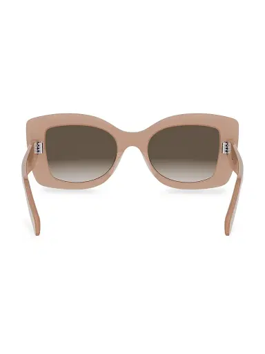 CELINE Women's Celine 3 Dots 52MM Geometric Sunglasses - Shiny Pink Gradient Brown | Thumbnail 5 CELINE Women's Celine 3 Dots 52MM Geometric Sunglasses - Shiny Pink Gradient Brown | Thumbnail 5