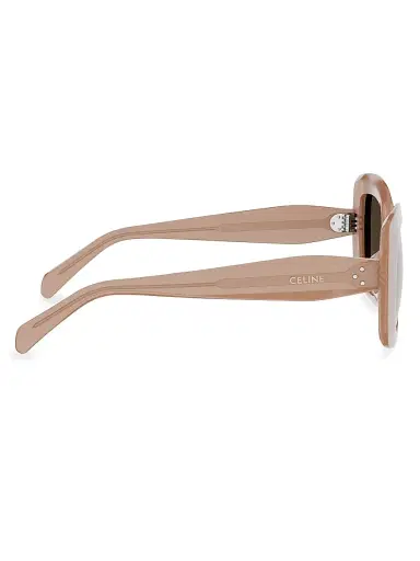 CELINE Women's Celine 3 Dots 52MM Geometric Sunglasses - Shiny Pink Gradient Brown | Thumbnail 7 CELINE Women's Celine 3 Dots 52MM Geometric Sunglasses - Shiny Pink Gradient Brown | Thumbnail 7