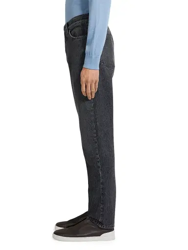 Zegna Men's Stone Washed Cotton Roccia Jeans - Dark Grey - Size 38 | Thumbnail 3 Zegna Men's Stone Washed Cotton Roccia Jeans - Dark Grey - Size 38 | Thumbnail 3