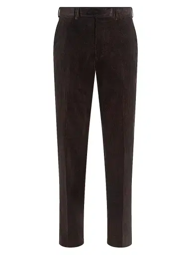ZEGNA Men's Cashco Pants - Dark Brown | Thumbnail 1 ZEGNA Men's Cashco Pants - Dark Brown | Thumbnail 1