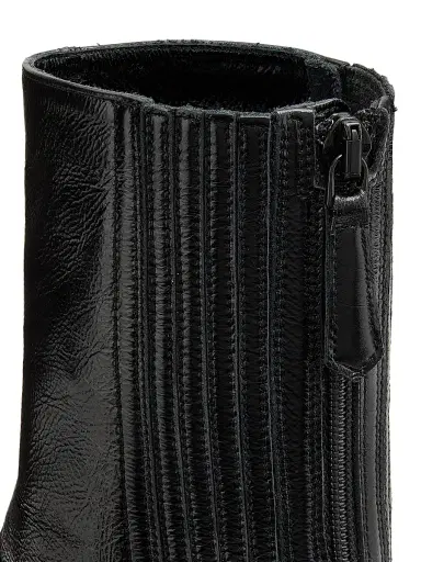 Aquazzura Women's Saint Honoré 35MM Leather Booties - Blackberry | Thumbnail 12 Aquazzura Women's Saint Honoré 35MM Leather Booties - Blackberry | Thumbnail 12