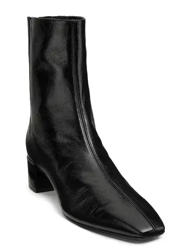 Aquazzura Women's Saint Honoré 35MM Leather Booties - Blackberry | Thumbnail 8 Aquazzura Women's Saint Honoré 35MM Leather Booties - Blackberry | Thumbnail 8