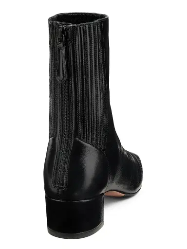 Aquazzura Women's Saint Honoré 35MM Leather Booties - Blackberry | Thumbnail 9 Aquazzura Women's Saint Honoré 35MM Leather Booties - Blackberry | Thumbnail 9