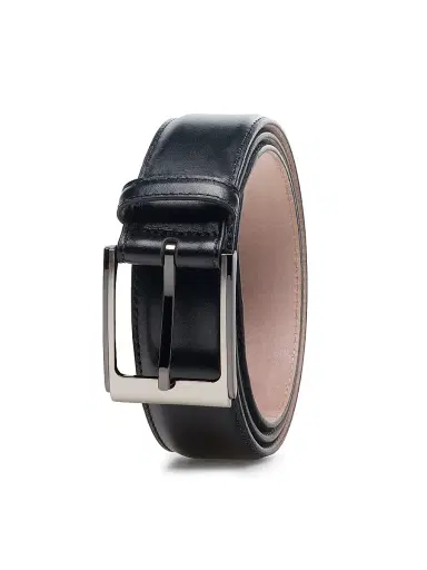Magnanni Men's Vega 35MM Leather Belt - Black | Thumbnail 2 Magnanni Men's Vega 35MM Leather Belt - Black | Thumbnail 2