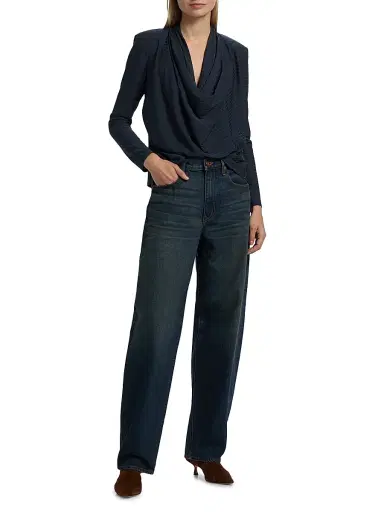 SLVRLAKE Women's Ella Baggy-Fit Barrel-Leg Jeans - Shakey Ground | Thumbnail 2 SLVRLAKE Women's Ella Baggy-Fit Barrel-Leg Jeans - Shakey Ground | Thumbnail 2