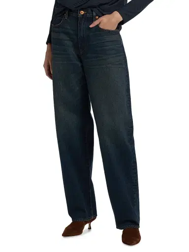 SLVRLAKE Women's Ella Baggy-Fit Barrel-Leg Jeans - Shakey Ground | Thumbnail 3 SLVRLAKE Women's Ella Baggy-Fit Barrel-Leg Jeans - Shakey Ground | Thumbnail 3