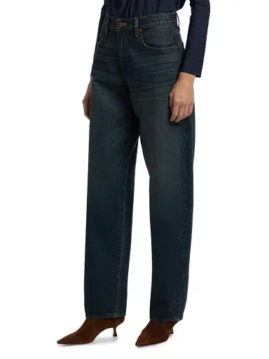 SLVRLAKE Women's Ella Baggy-Fit Barrel-Leg Jeans - Shakey Ground | Thumbnail 4 SLVRLAKE Women's Ella Baggy-Fit Barrel-Leg Jeans - Shakey Ground | Thumbnail 4