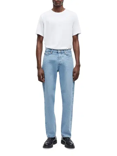 Samsoe Samsoe Men's Eddie Straight Jeans - Vintage Legacy | Thumbnail 2 Samsoe Samsoe Men's Eddie Straight Jeans - Vintage Legacy | Thumbnail 2