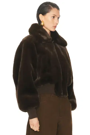 Ronny Kobo Clemence Faux Fur Jacket | Thumbnail 4 Ronny Kobo Clemence Faux Fur Jacket | Thumbnail 4