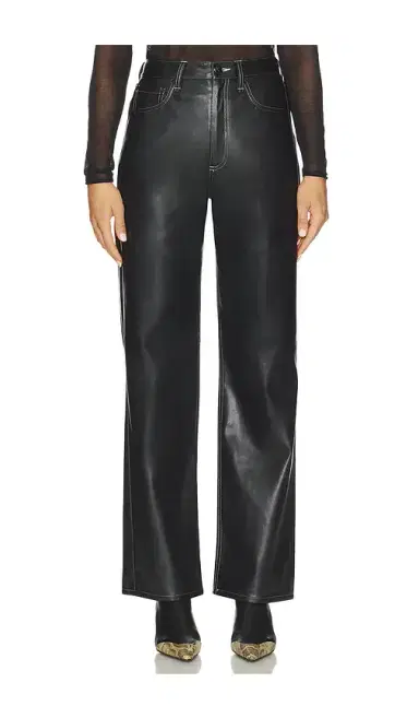 Rag & Bone Shea Faux Leather Straight Pant | Thumbnail 1 Rag & Bone Shea Faux Leather Straight Pant | Thumbnail 1